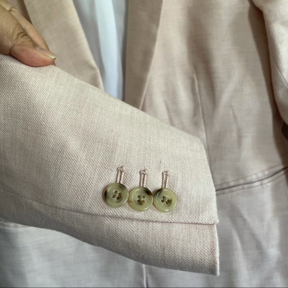 J. Crew Light Pink Blazer Size 8 - Picture 4 of 7